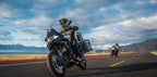 CFMOTO Mauritius 700MT motorcycle side view showcasing adventure design and touring features.